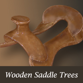 wooden saddle trees