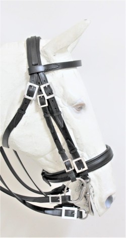 0602 Double FL Mixed bridle