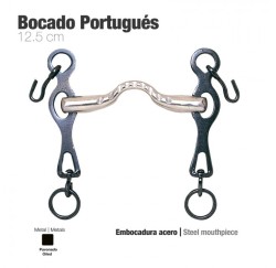21013127 Oiled Portuguese bit with steel mouth